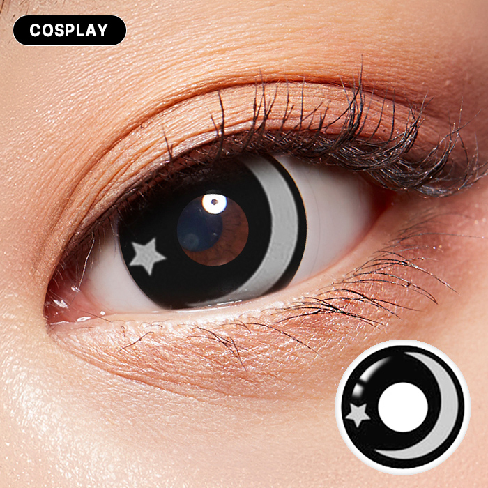 コスプレ用】ホワイトムーンアンドスター 【074】White moon and